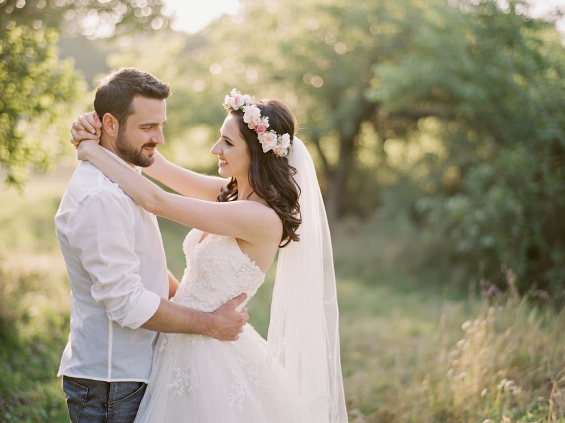 Photos maquillage de mariage — portraits de la mariée